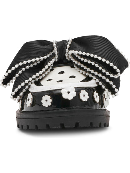 Betsey Johnson Patent Floral Platform Mule