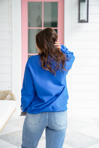 Plus/Reg Long Sleeve "It Is In Giving That We Receive" Graphic Sweatshirt