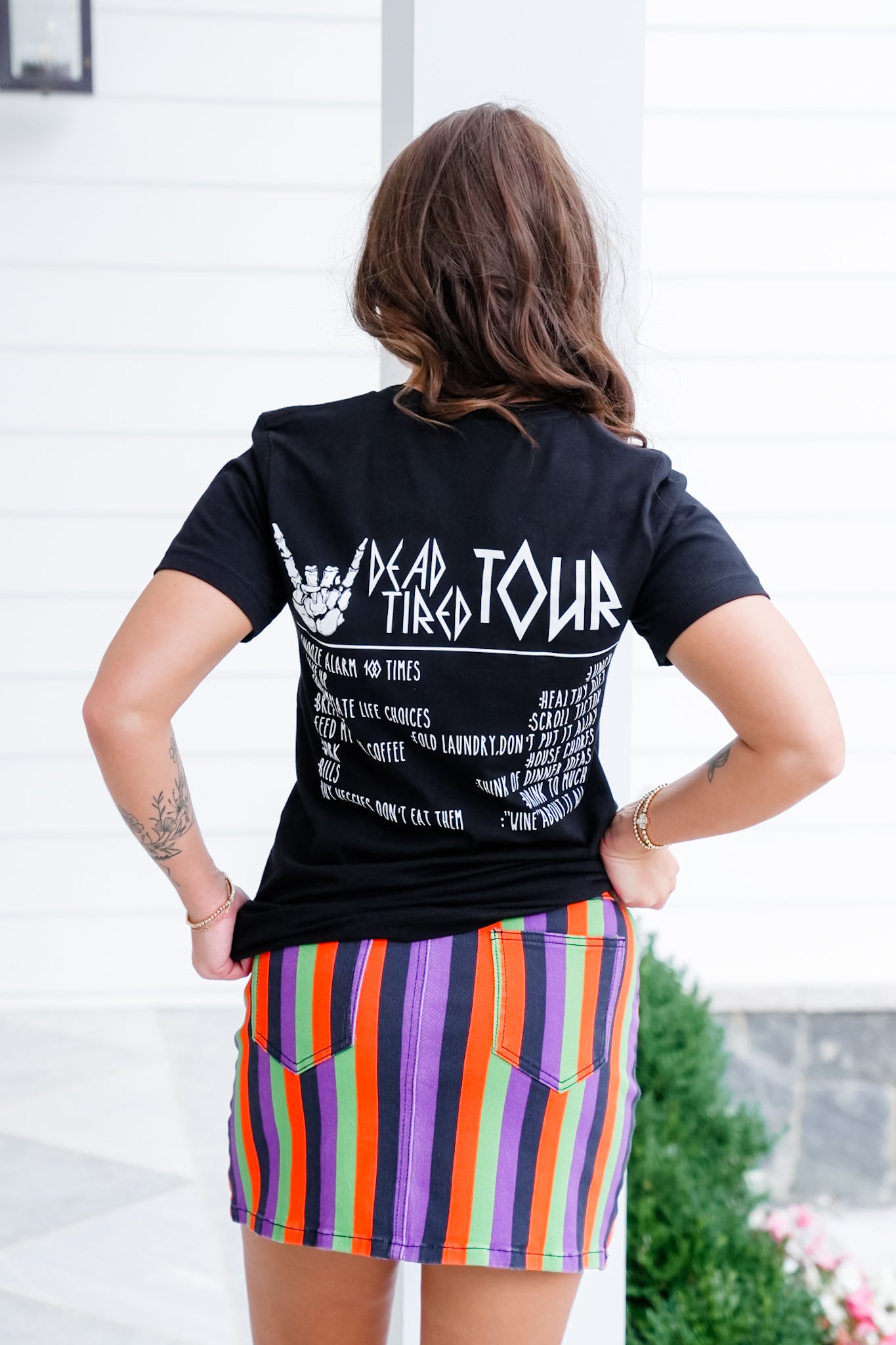 Plus/Reg Short Sleeve "Adulthood The Dead Tired Tour" Graphic Tee