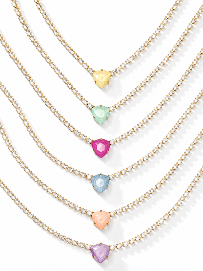 TOVA Rhys Triangle Necklace