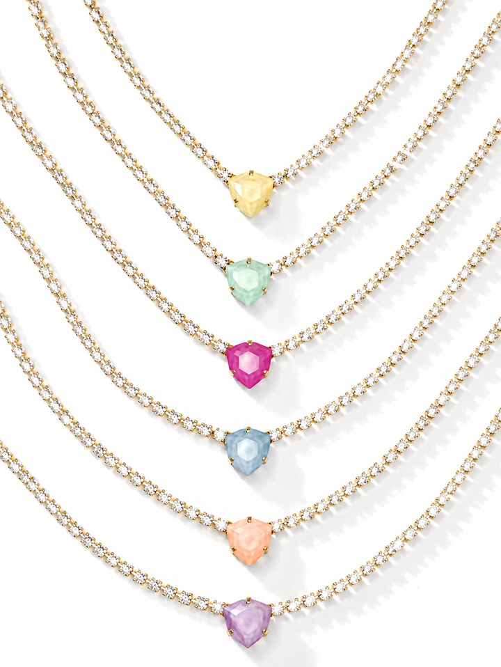 TOVA Rhys Triangle Necklace
