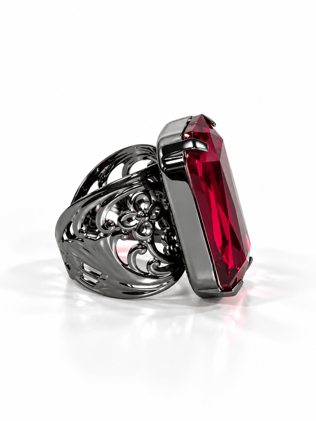 Sorrelli Viretta Adjustable Cocktail Ring - Freckled Poppy