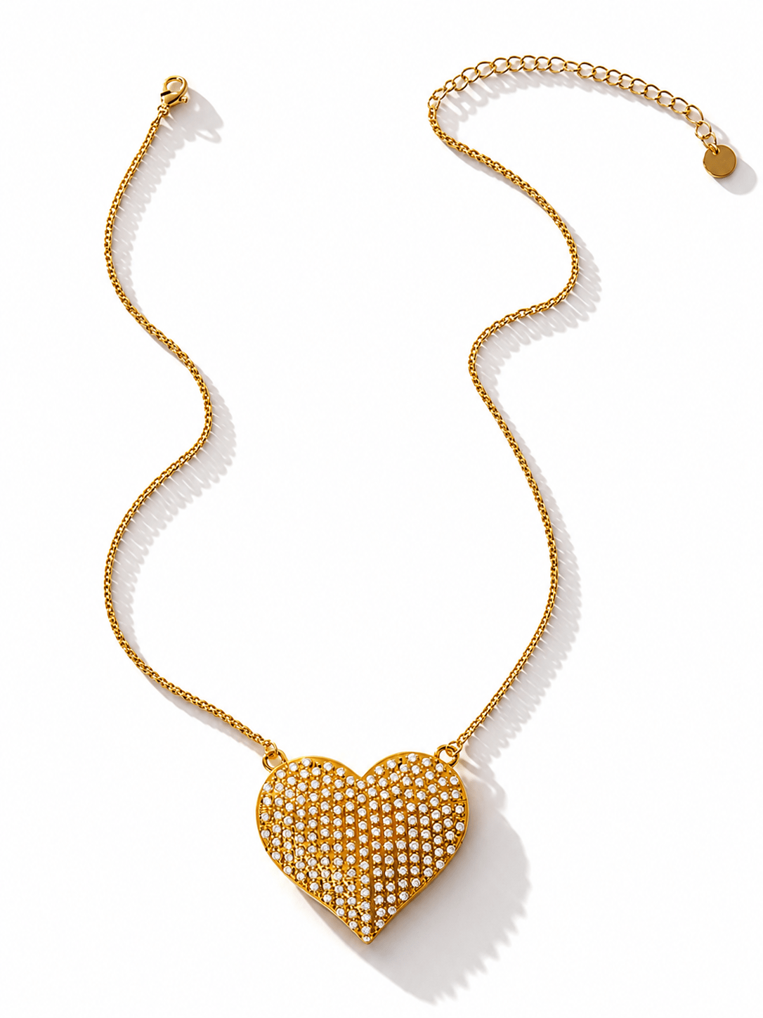 Treasure Jewels Pearl Queen Heart Pendant Necklace - Freckled Poppy