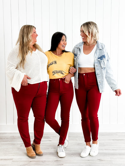 Judy Blue Scarlet Letter High Rise Tummy Control Skinny Jeans