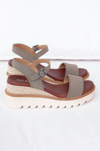 MIA Platform Sandal with Adjustable Buckle Strap
