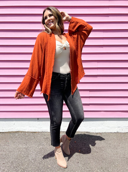 Risen Black Mid Rise Button Fly Relaxed Fit Skinny Jeans