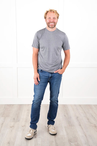 Men's Moisture Wicking Short Sleeve Crew Neck Shirt