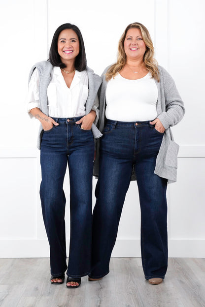 Lovervet High Rise Dark Wash 90's Vintage Loose Jeans