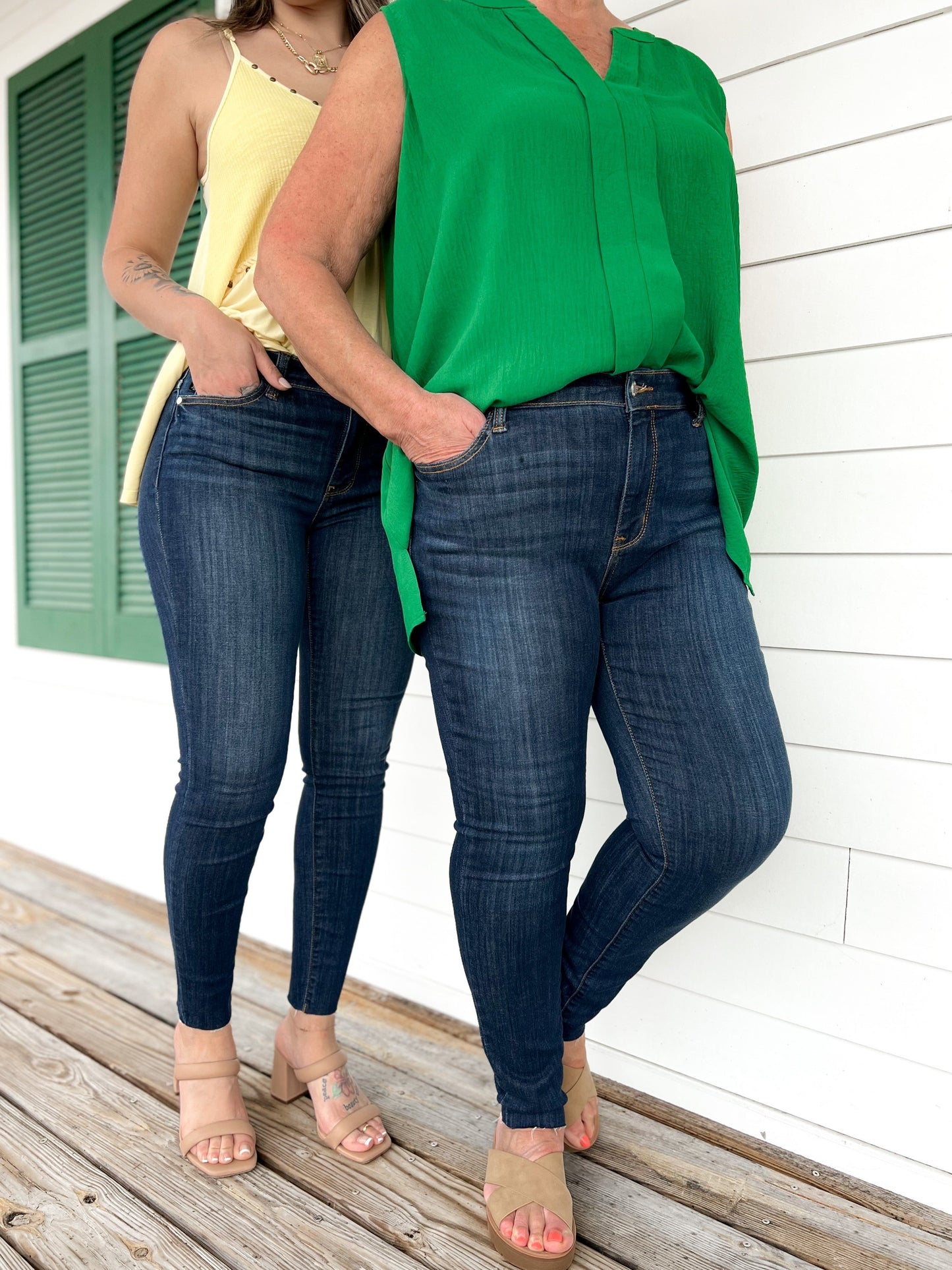 Judy Blue Hey Jude Non-Distressed Skinny Jeans