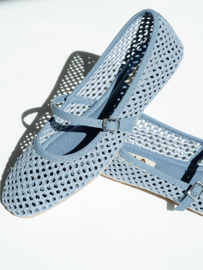 MIA Woven Mesh Mary Jane Flat