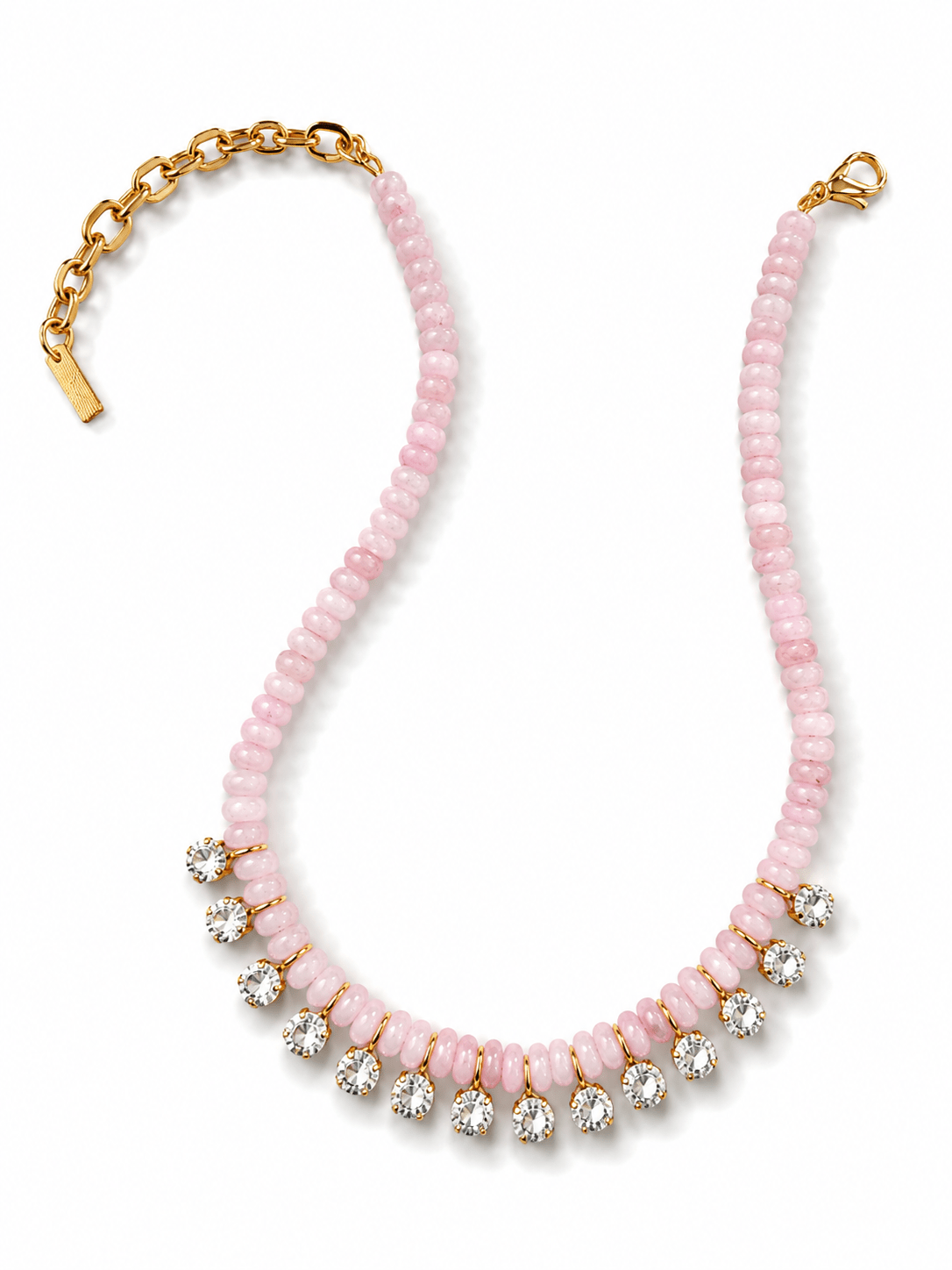 TOVA Bonnie Beaded Crystal Necklace - Freckled Poppy