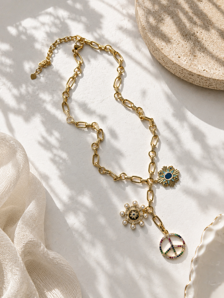 Cluster Charm Necklace