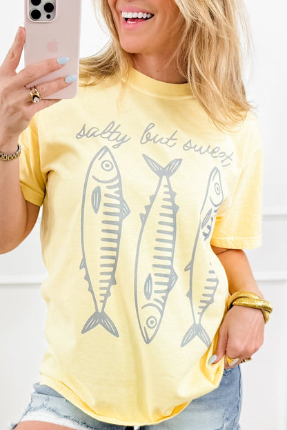 Plus/Reg Short Sleeve "Salty But Sweet" Graphic Tee