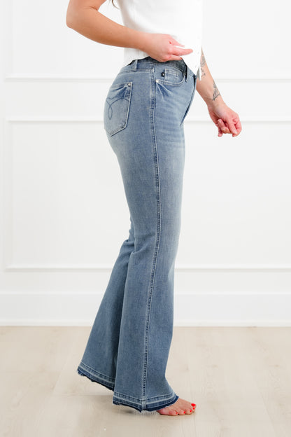 Judy Blue Mid Rise Medium Wash Tummy Control Slim Bootcut Jeans