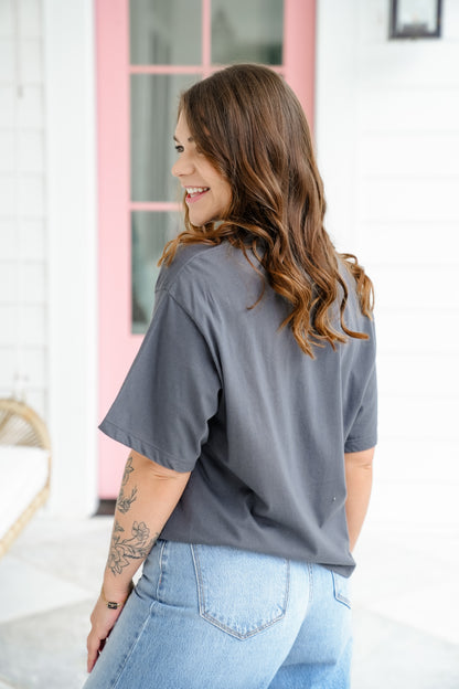 Plus/Reg Short Sleeve "Who's Afraid Of Little Old Me" Graphic Tee