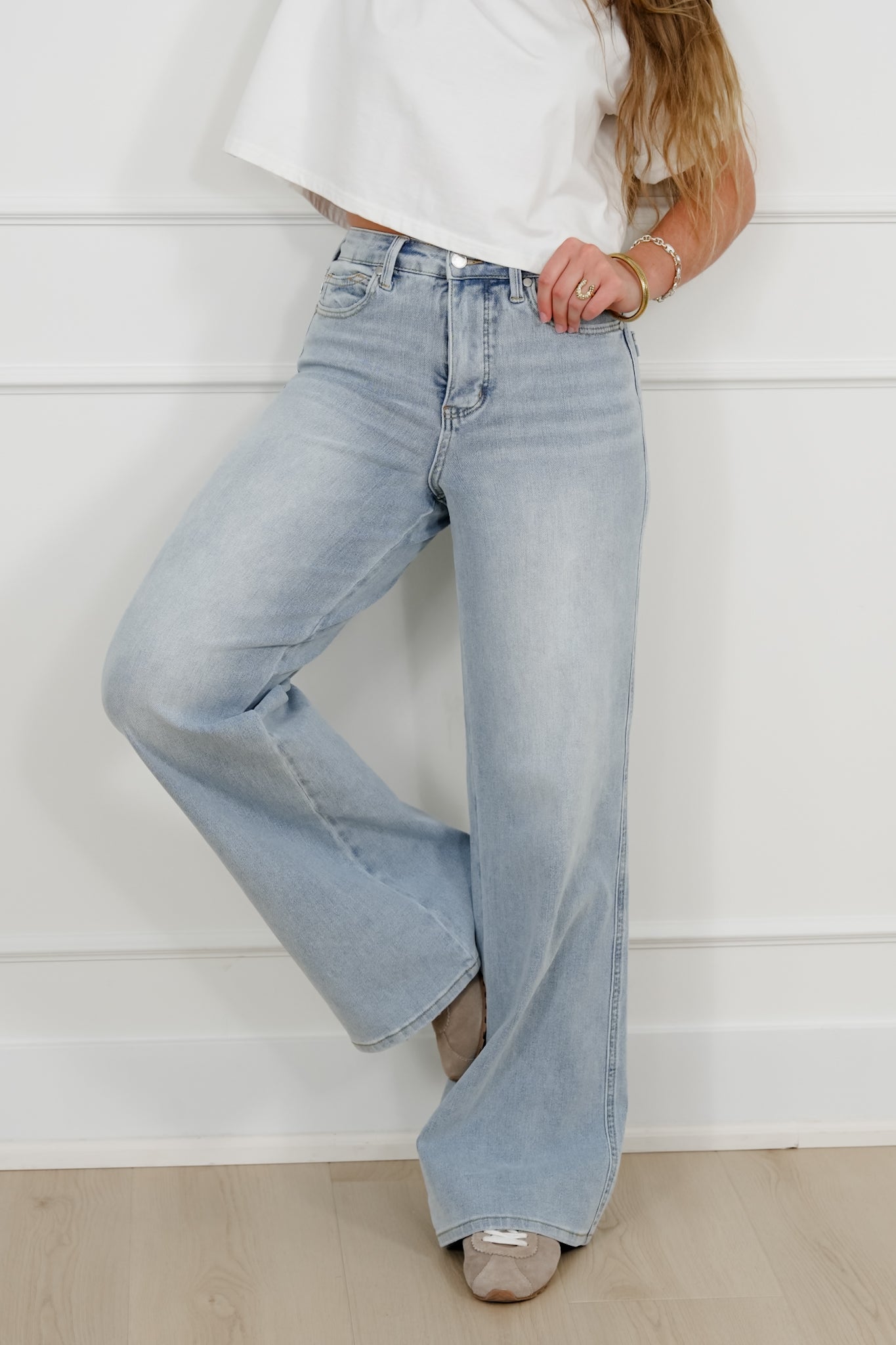 Judy Blue Secret Sauce 2.0 High Rise Light Wash Petite/Reg Tummy