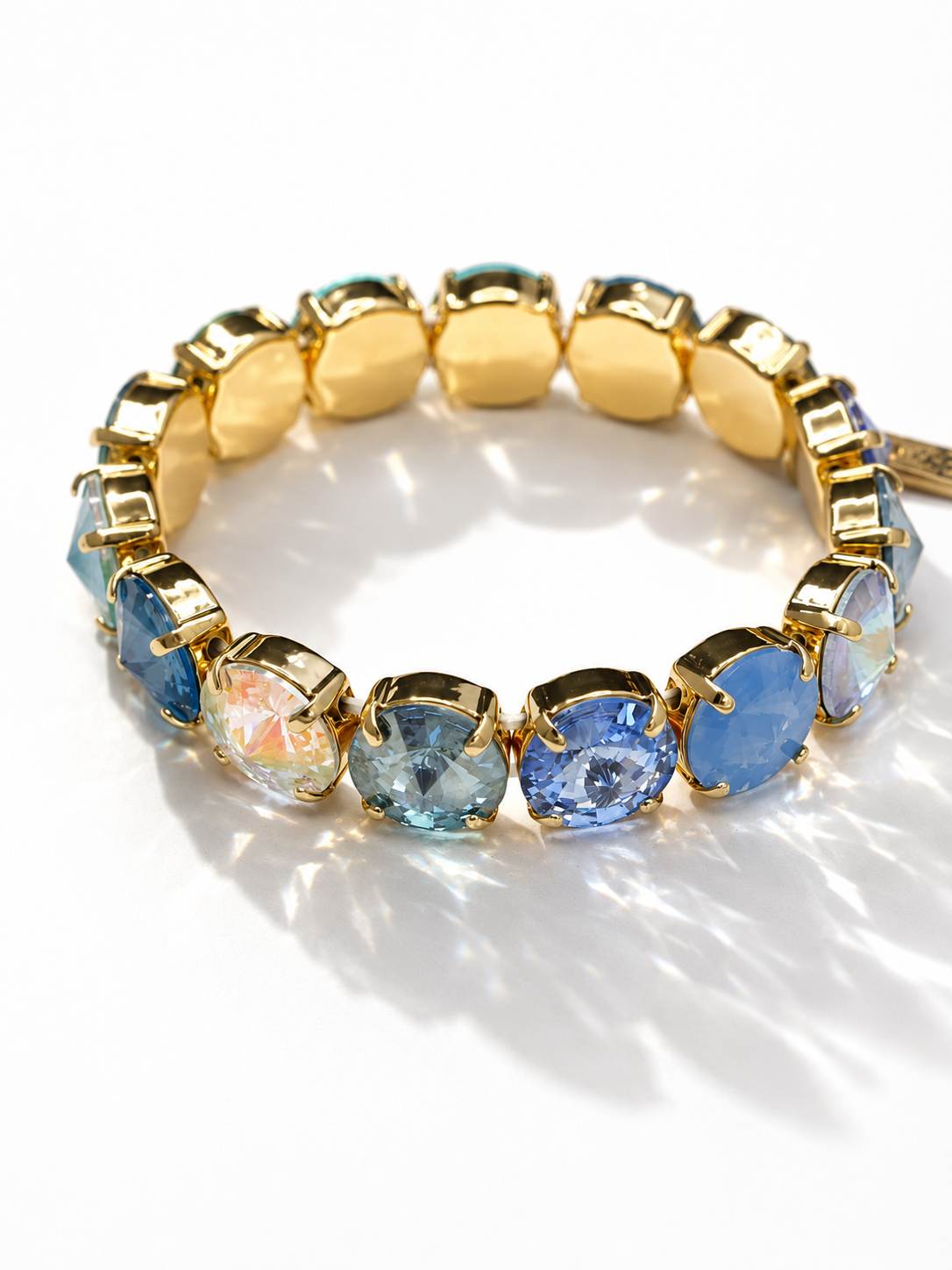 TOVA Croatia Blue Crystal Stretch Bracelet