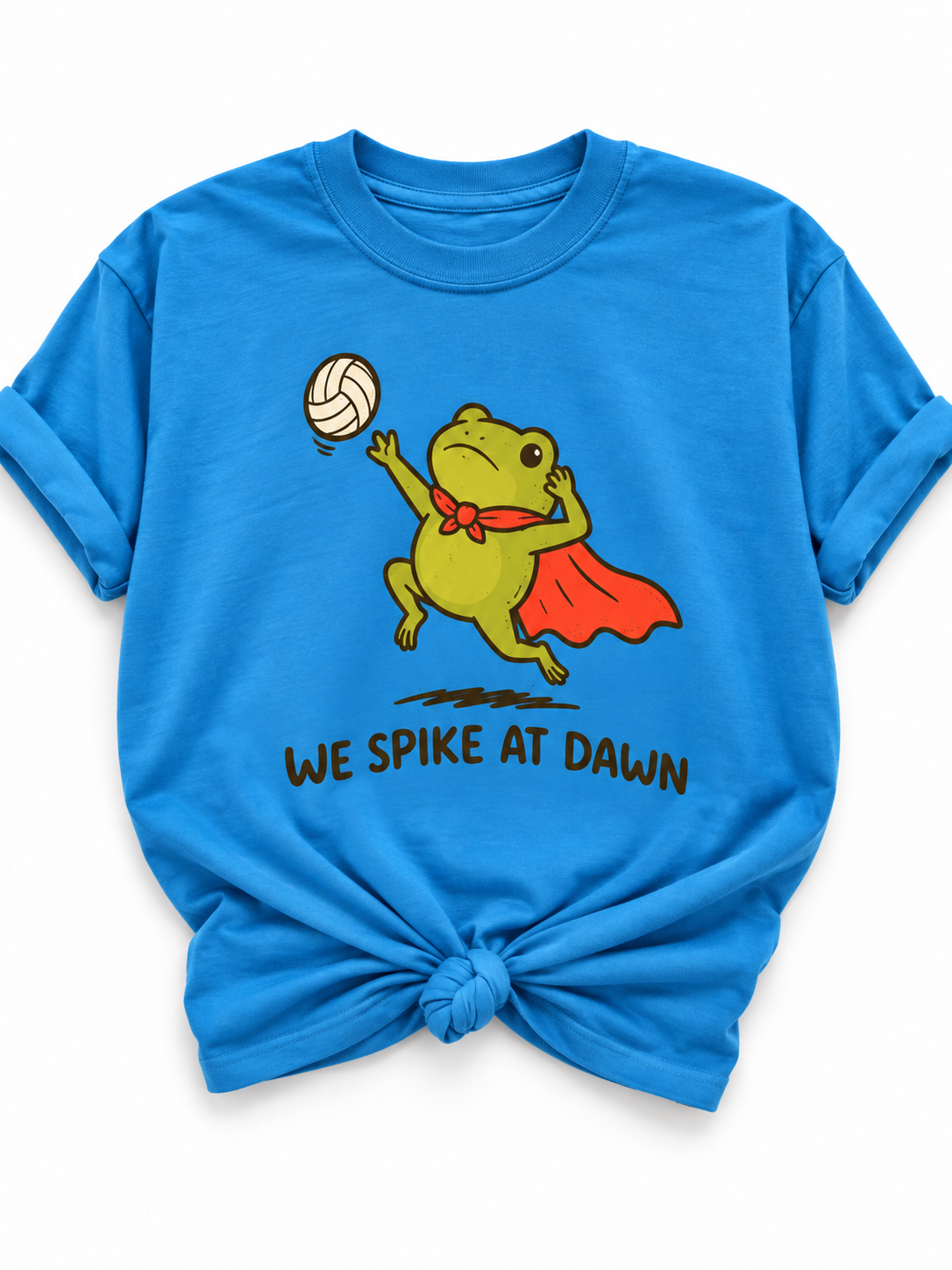 Plus/Reg Short Sleeve "We Spike At Dawn" Graphic Tee