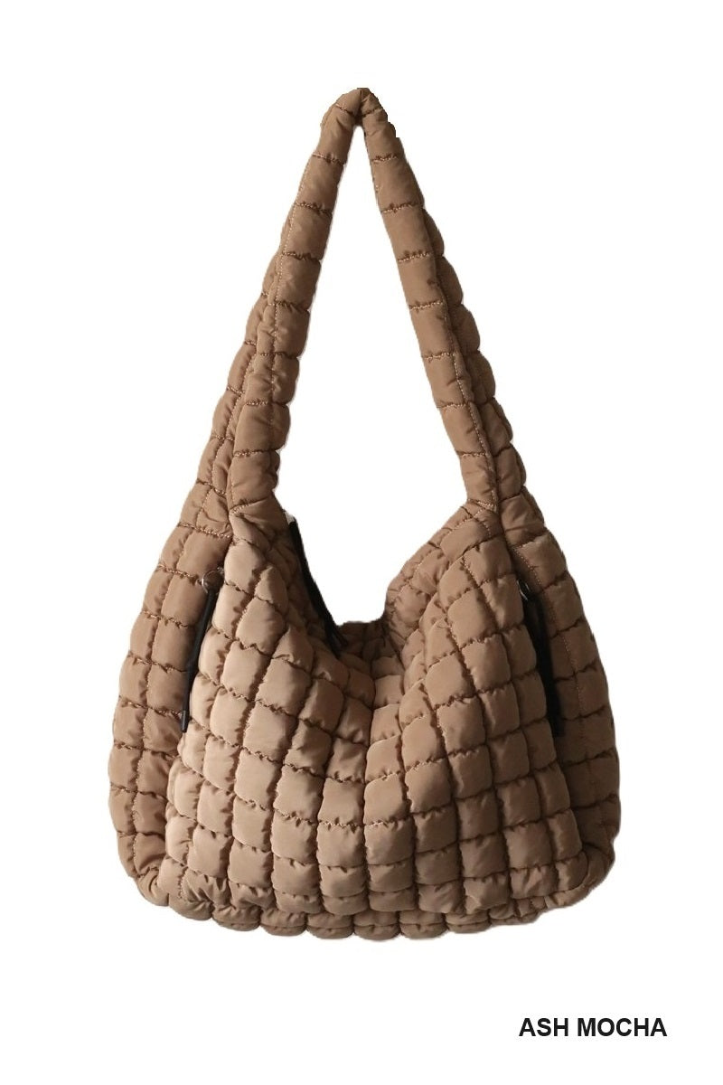 Door Buster! Premium Oversized Quilted Carryall Crossbody Bag