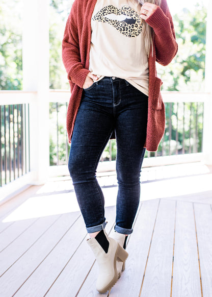 Judy Blue Tummy Control Suck it up Buttercup Dark Wash Skinny Jeans