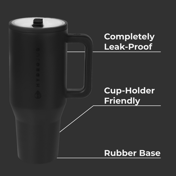 Black HydroJug 40 oz Traveler Tumbler