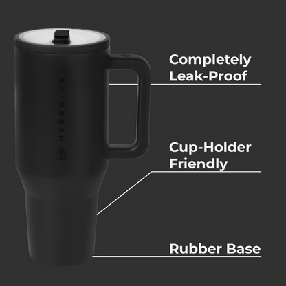 Black HydroJug 40 oz Traveler Tumbler