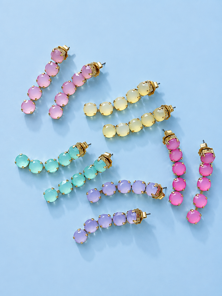 TOVA Oakland Opal Crystal Drop Earrings