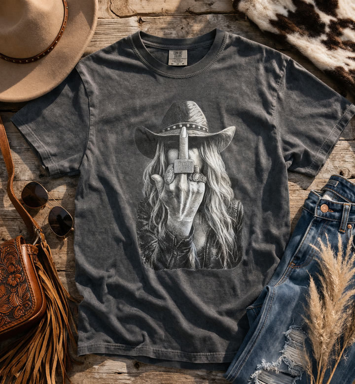 Plus/Reg Short Sleeve "F*ck Off" Graphic Tee