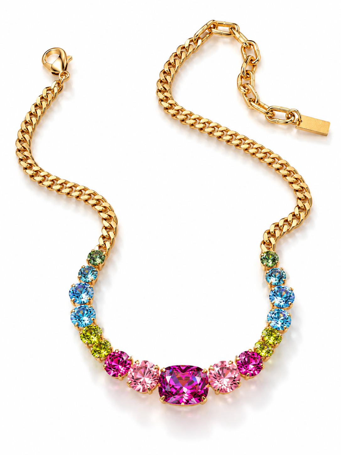 TOVA FP Launch Laura Necklace In Rose