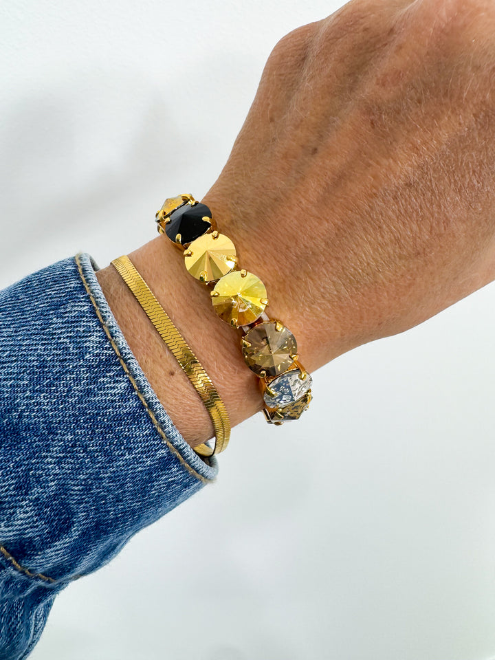 TOVA Croatia Stretch Bracelet In Mixed Metal