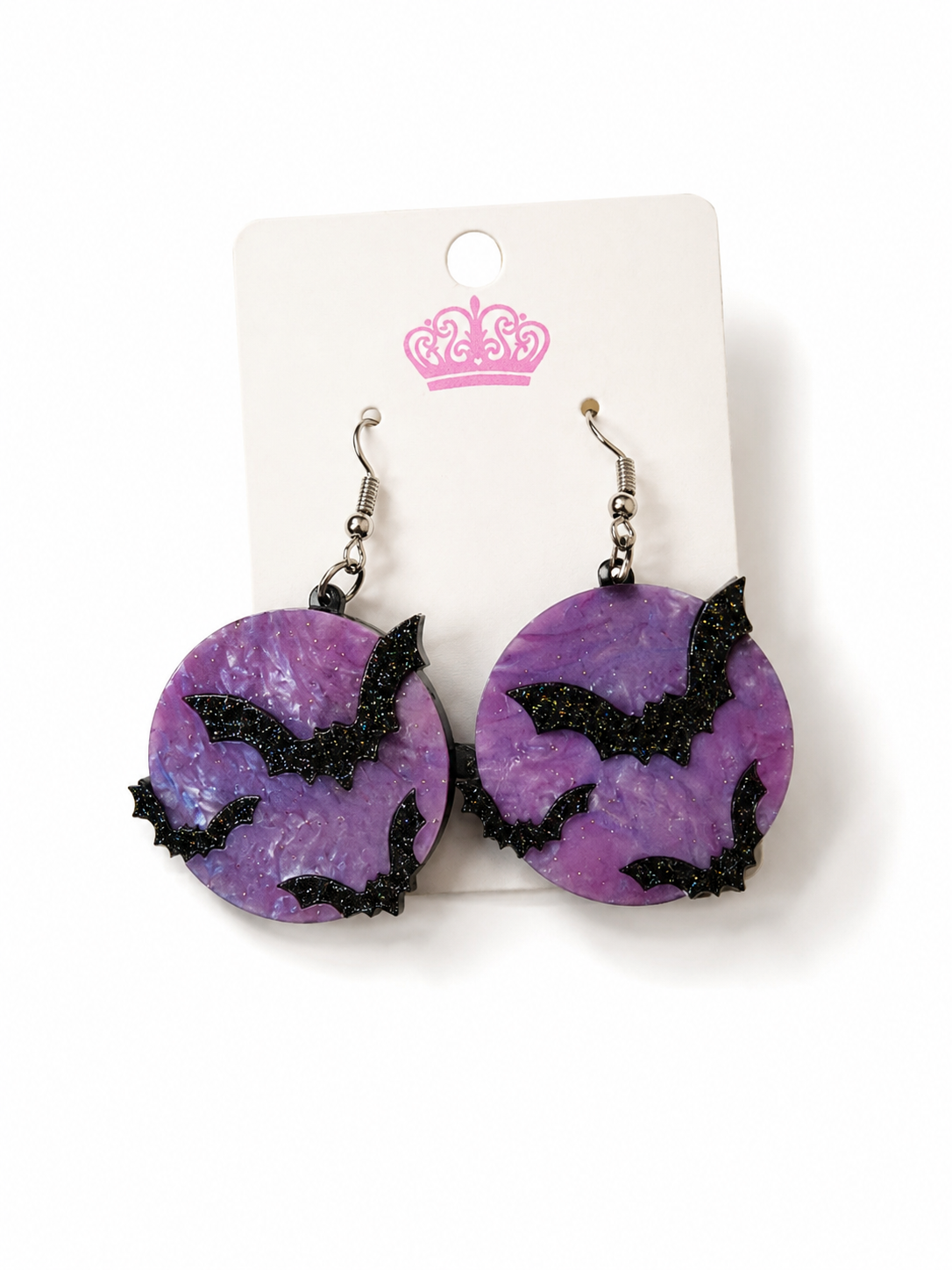 Halloween Acrylic Statement Dangle Earrings