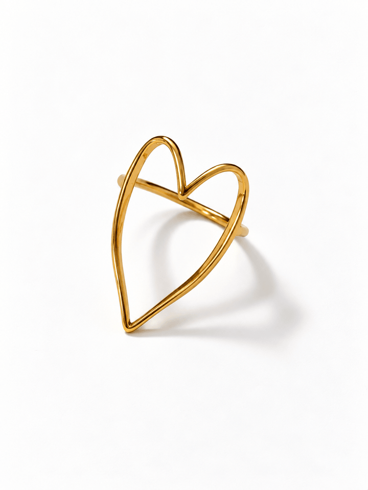 The Love Letter Heart Ring - Freckled Poppy