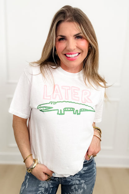 Plus/Reg Short Sleeve "Later Gator" Graphic Tee