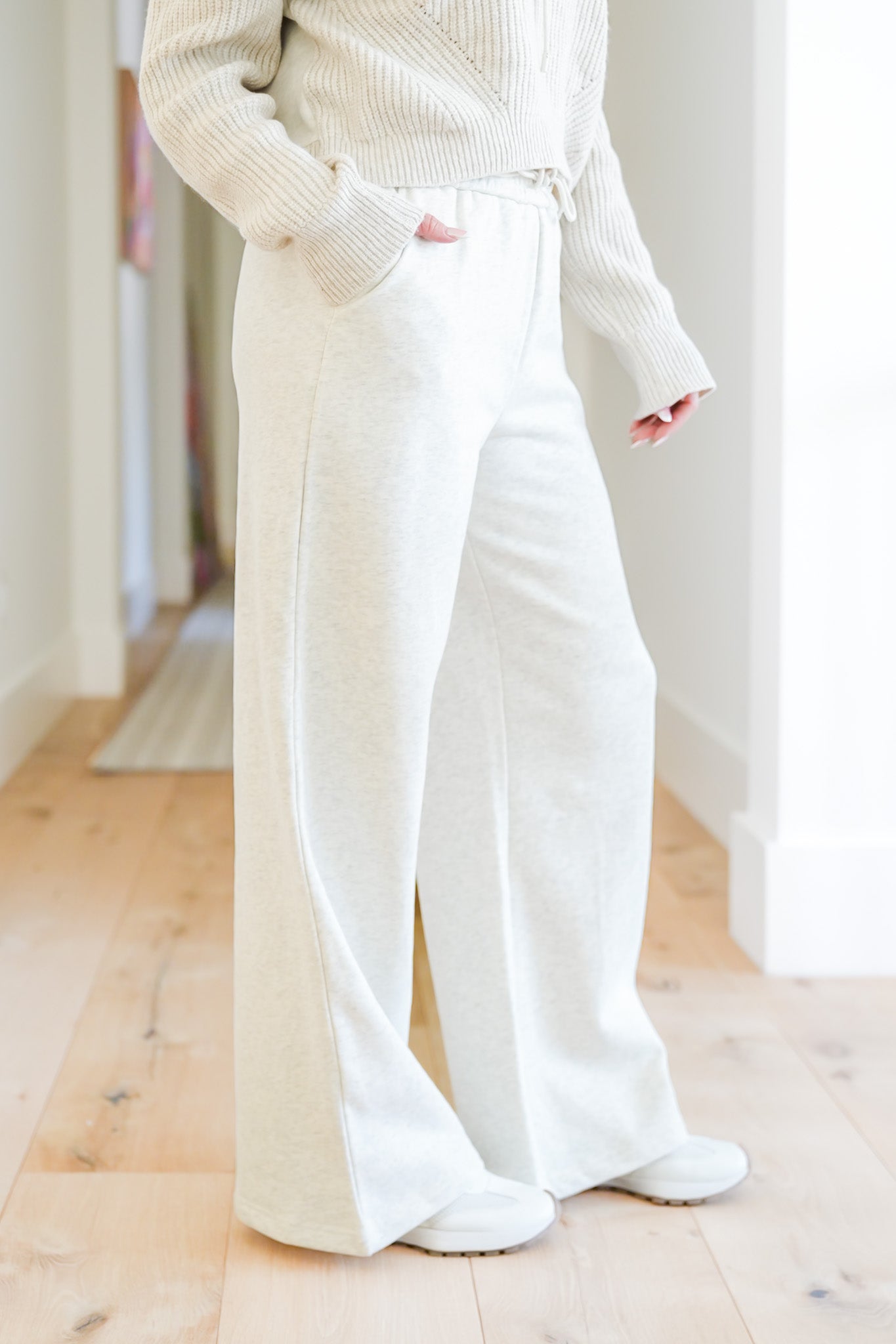 Knit Elastic Waist Sweatpants