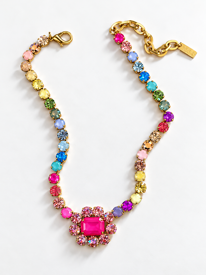 TOVA Mega Edith Plus Crystal Necklace