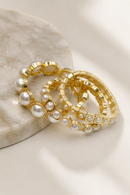 Treasure Jewels All The Pearls Stack Set