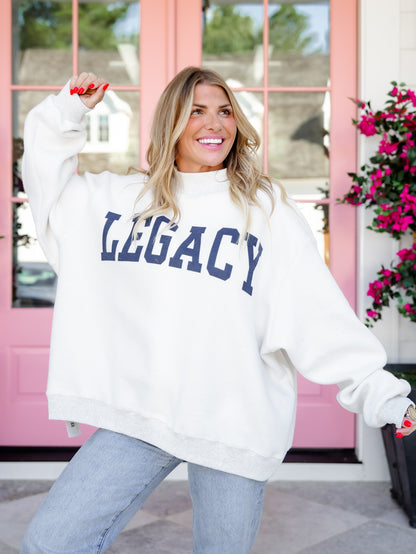 Reversible Long Sleeve Freedom/Legacy Mock Neck Sweatshirt