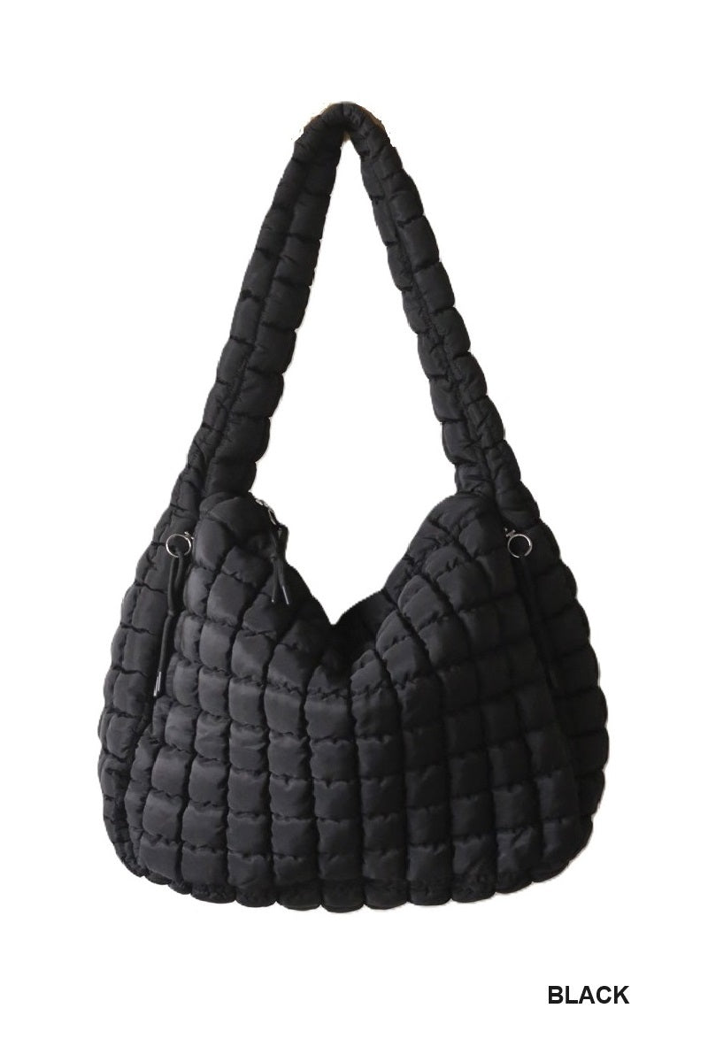 Door Buster! Premium Oversized Quilted Carryall Crossbody Bag
