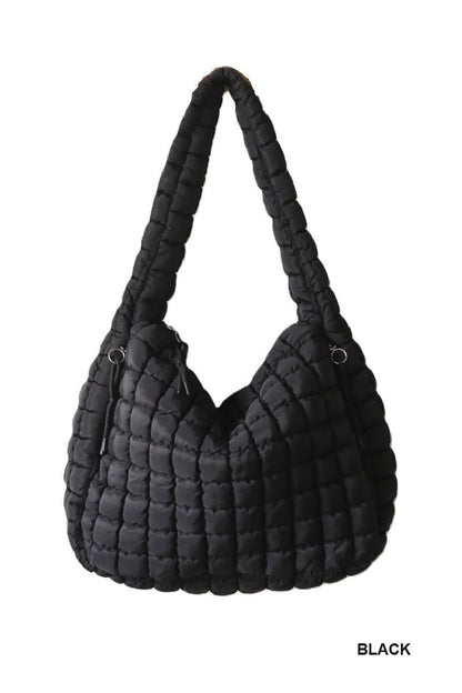Door Buster! Premium Oversized Quilted Carryall Crossbody Bag