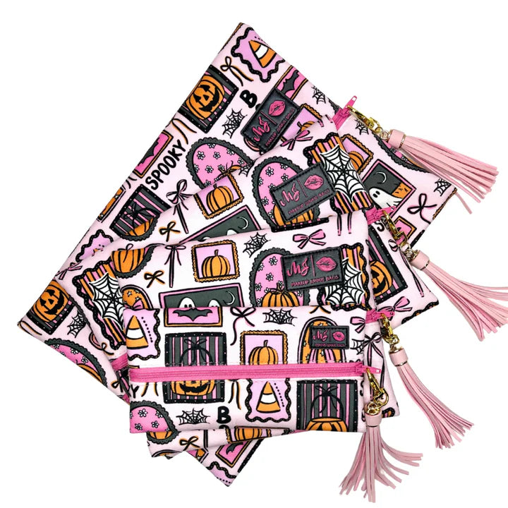 Makeup Junkie Bags Pink-A-Boo