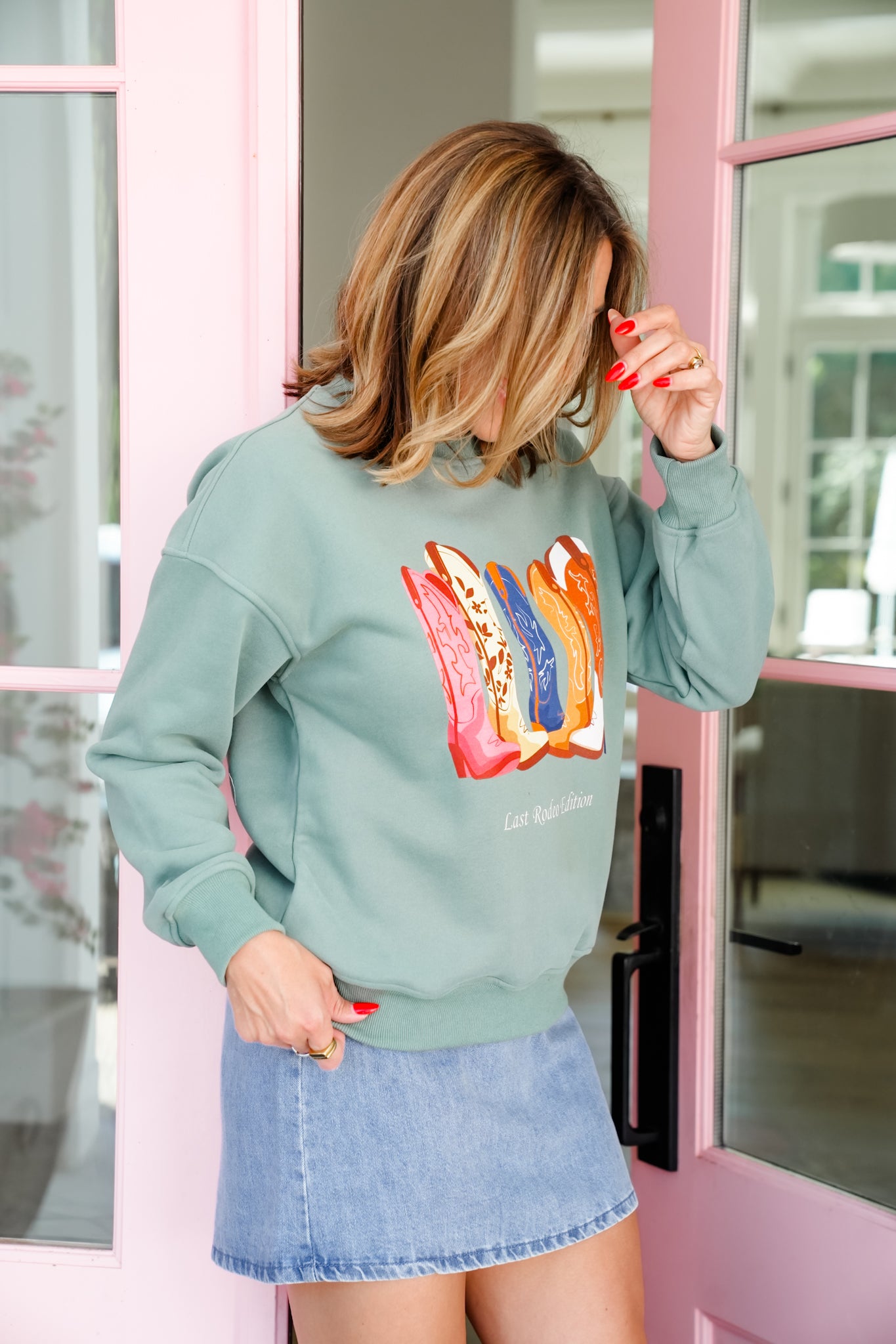 Long Sleeve "Last Rodeo Edition" Graphic Sweatshirt