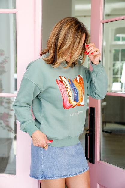 Long Sleeve "Last Rodeo Edition" Graphic Sweatshirt