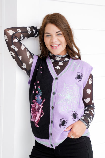 Plus/Reg Witchy Elements Sweater Vest