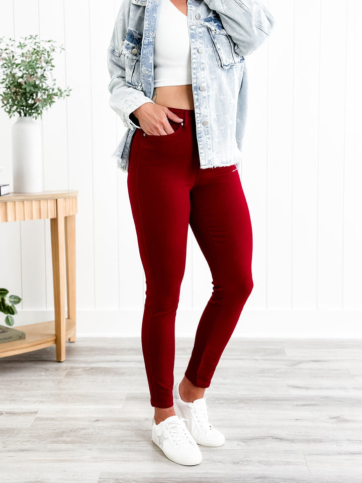 Judy Blue Scarlet Letter High Rise Tummy Control Skinny Jeans