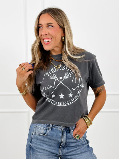 Plus/Reg Short Sleeve "Weekends Are For Lacrosse" Graphic Tee