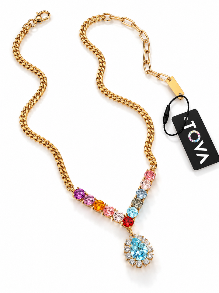 TOVA FP Launch Ivo Necklace In Sunset