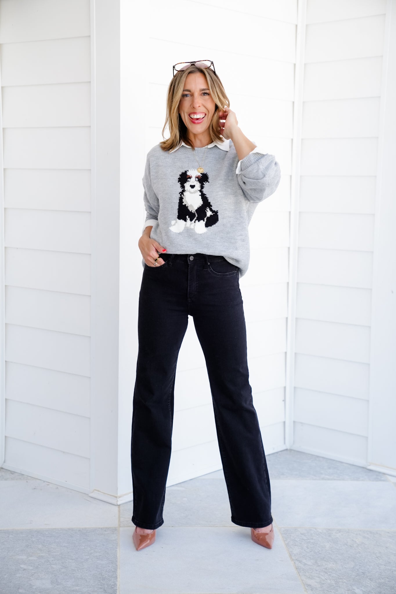 Mica High Rise Black Wide Leg Jeans