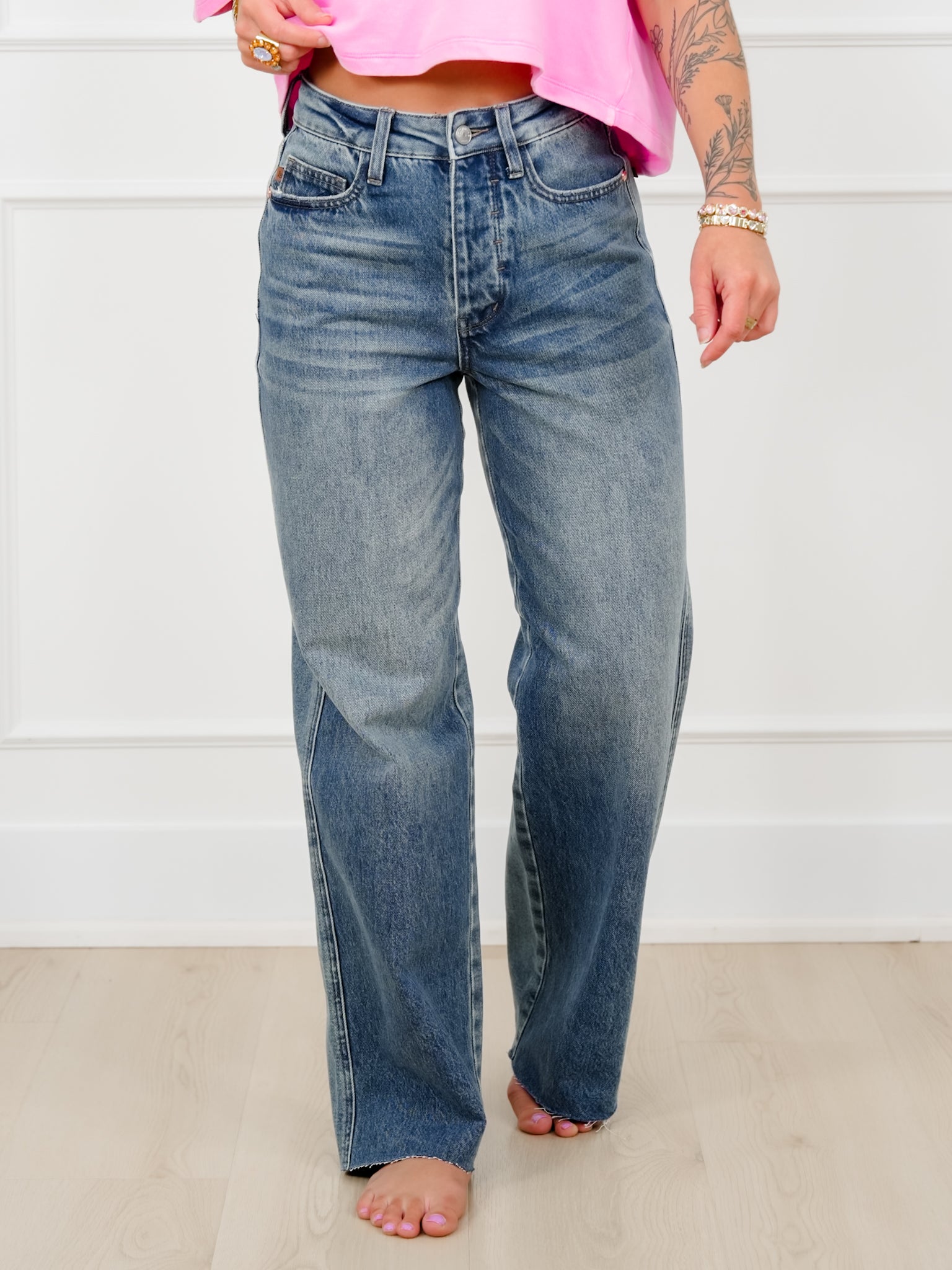 Judy Blue The Zoe Rigid Magic Wilhelmina Baggy Jeans – Freckled Poppy