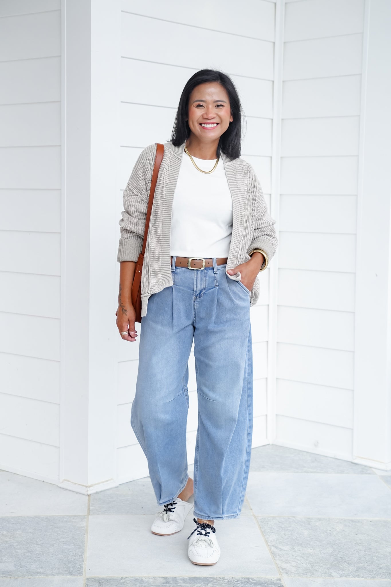 Risen The Easy Street Wide-Leg Pleated Barrel Jeans