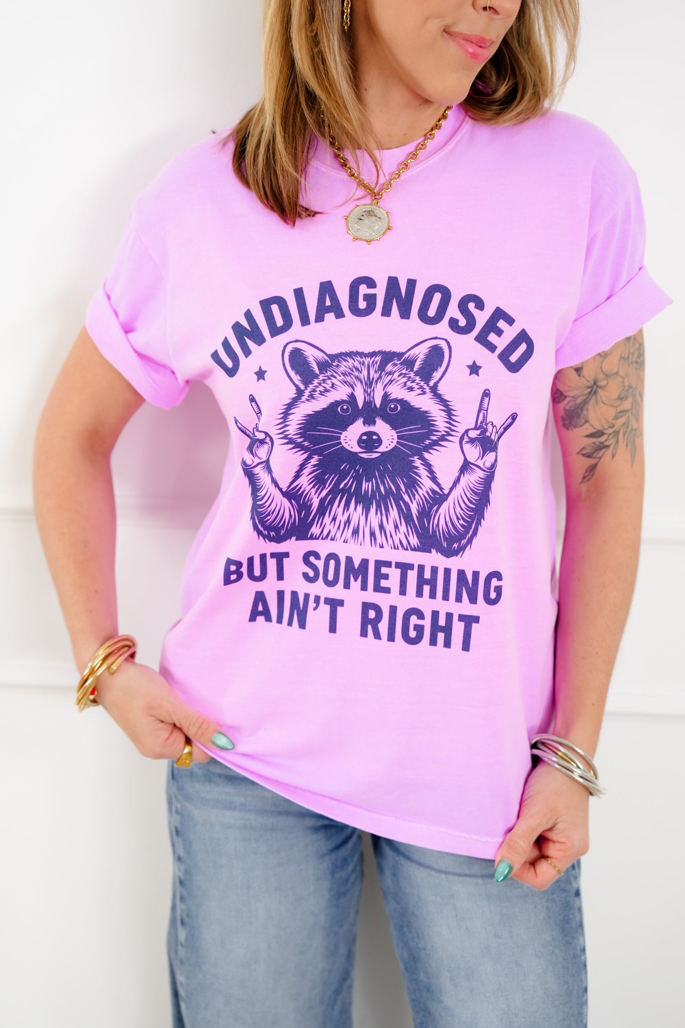 Plus/Reg Short Sleeve "Undiagnosed" Graphic Tee